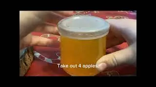 Apple pie Slime cooking!