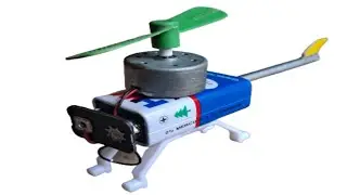 how to make easy helicopter at home || mini dc motor electric helicopter