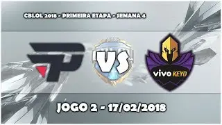 CBLOL 2018 - paiN Gaming vs Vivo Keyd (Highlights) | JOGO 2