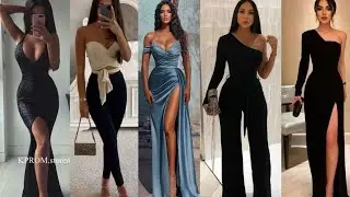Night outfit ideas || Dinner date fashion trends 2022 || Casual baddie outfits 🧡🧡🧡