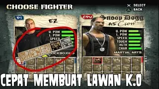 AKU MENCOBA MEMBUAT KARAKTER YANG CEPAT MENG K.O LAWAN - DEF JAM FIGHT FOR NY