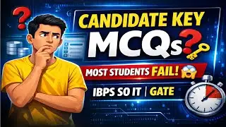 Only Toppers Can Solve These | Candidate Key MCQs 🔥