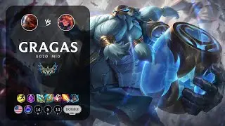 Gragas Mid vs Zoe - NA Challenger Patch 13.9