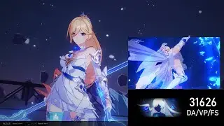 Dea Anchora Stellar Promise outfit in slow-motion | Stellar Panty Shots | Honkai Impact 4.7