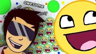 Agar.io -POPSPLITS, DOUBLESPLITS, LICKSPLITS Team Destroy In Agar.io