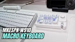 Test du clavier macro MKESPN W910 | 12 touches, sans fil + Bluetooth, parfait pour les joueurs et...