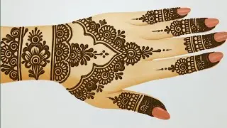 🌿 Modern Back Hand Mehndi | Classy Design for Parties & Weddings 💫
