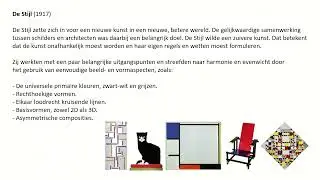 2. Kunststromingen van het moderne (KuA Cultuur van het moderne havo/vwo)
