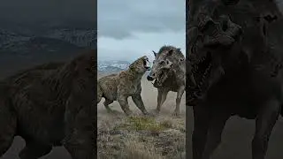 Smilodon vs Hell Pig  #usa  #facts #shorts #prehistoriccreatures