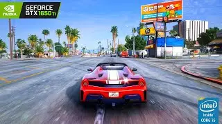 Grand Theft Auto V Enhanced (All Settings) (FG-ON) GTX 1650TI + i5-10300H