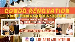 RENOVATION || California Garden Square, Madaluyong || 2-bedroom, approx 57 sqm