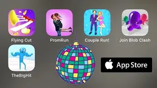Flying Cut, Prom Run, Couple Run, Join Blob Clash, The Big Hit, iOS : iPhone / iPad Free Games