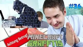 Tutorial-YouTuber BETR&Uuml;GT DiePl&auml;tzchenSchl&auml;ger??!?! | Minecraft Grafftis Let's Play S2 Folge 36