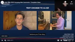 CHC Gala 2020 Honoring Alex Lacamoire - Complete Video