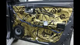 Как сделать звукоизоляцию двери автомобиля