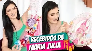 👶  RECEBIDOS DA BEBÊ MAJU, MUITOS PRESENTES LINDOS!!! 🎁 por Julia Doorman