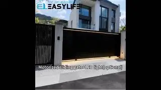 Easylife Aluminum Gate Showcase: Pedestrain gate+sliding gate #homeupgrade  #homeimprovement #gate