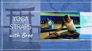 Yoga Straps for Lengthening | Lower Back & Sciatic Pain | Shoulders Neck & Scapula Opener