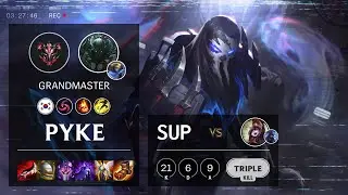 Pyke Support vs Lulu - KR Grandmaster Patch 11.13