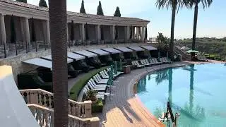 The pool at the Colosseum area pelican Hill resort, California