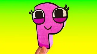 Paper Craft | FRENCH Alphabet Lore P