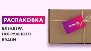 Распаковка &mdash; Блендер погружной Braun Multiquick 7 MQ7045X