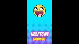 Affinity Photo How to create a HALFTONE GRADIENT #shorts