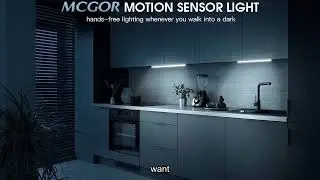 Upgrade Your Space: 10inch Rechargeable Motion Sensor 5-Level Dimmable Under Cabinet Lights - Perfec