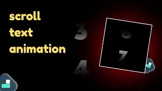 Make This VIRAL Scroll Animation in Filmora | Smooth Number Scroll Animation | scroll text animation