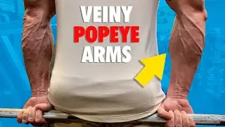 The ONLY Forearm Workout You Need For VEINY POPEYE ARMS!