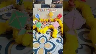 Lohri makarsakranti decoration craft ideas #easy #diy #artandcraft #craft#lohri #decoration #5minute