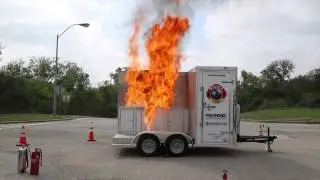 Austin Fire Department's Grease Fire Demo