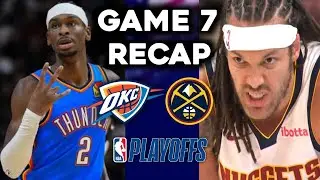 OKC Thunder Ends Nuggets Dynasty! Game 7 Beatdown | SGA & Caruso Went OFF 🇺🇸🔥