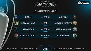 EAFC 26 COMPETITIVE 11V11 | CHAMPIONS LEAGUE QUARTER-FINALS