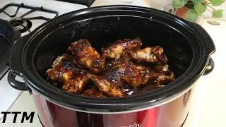 How to make Good Chicken Wings in the Crock Pot~Easy Slow Cooker Party Wings