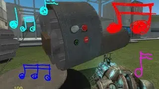 Gmodism's Good Old Drumgun Dupe | Propcannon, improvisational jazz drum orchestral weapon!