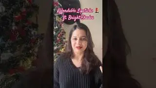 Top 4 Affordable Bright Lipsticks for Indian Skin | Budget Beauty Finds 💄