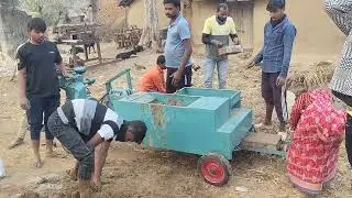 मिट्टी की रोटी बनाने की मशीन Clay brick making machine