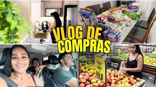 VLOGÃO DE ROTINA⁉️ PREPARANDO A CASA COM COMPRAS DE MERCADO DA SEMANA 