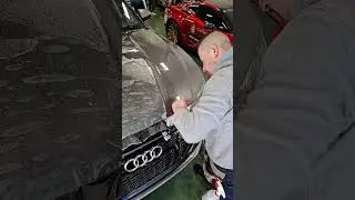 Audi RS6 Hood PPF Installation