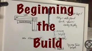 Beginning the potting table build