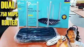 TP-Link AC750 Dual Band Wireless Cable Router,750Mbps Speed Wi-Fi, 3 Antennas (Archer C20)