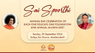 Sai Spoorthi - Annual Alumni Meet | Live From Muddenahalli | 29 September 2024, Evening
