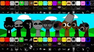 Incredibox Sprunki BLACK Sprunki BRUD And Sprunki GRAY mix all in one