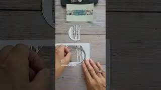 Stunning Sympathy card with this die tip.