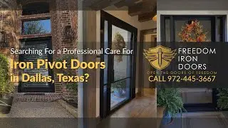 How To Clean Your Iron Pivot Doors