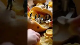 Miniature Potato Chip Factory | Tiny Workers Making Crispy Chips! #miniatureworld