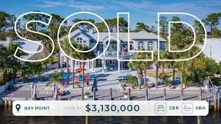 SOLD - Stunning Waterfront Estate in Bay Point - Panama City Beach, FL 32408