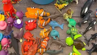 Let's Count to Five! 🖐️ Fun Learning with Sea Animal Toys
