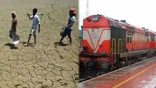 Latur water crisis : Train carrying water reaches drought hit Marathwada